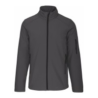 CASACO SOFTSHELL HOMEM CINZA ESC (TITANIUM) K401